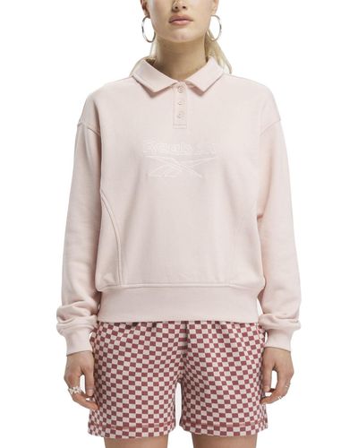 Reebok Classic Sweatshirt s Y2k Cover-Up Sweater - Weiß
