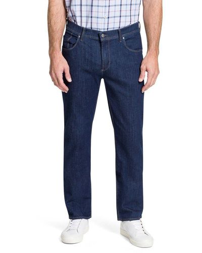 Pioneer Pioneer Authentic Straight-Jeans THOMAS 16010 gerader Beinverlauf Regular Fit - Blau