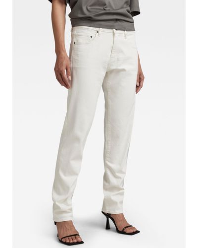 G-Star RAW Boyfriend-Jeans Kate Baumwollstretch Denim Qualität für hohen Tragekomfort - Weiß