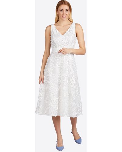 KLEO A-Linien-Kleid - Weiß