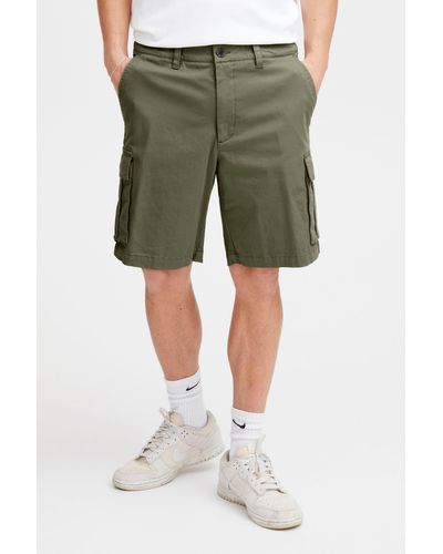 Solid Cargoshorts SDJoe Cargo elastische Shorts mit Taschen - Grün