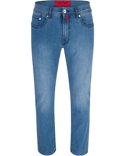 Pierre Cardin 5-Pocket-Jeans LYON AIRTOUCH washed out light blue 3091 7330.57 - Blau