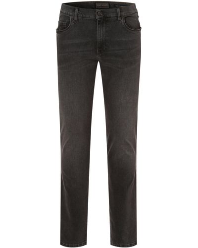 Finshley & Harding Tapered-fit-Jeans Timmy - Grau