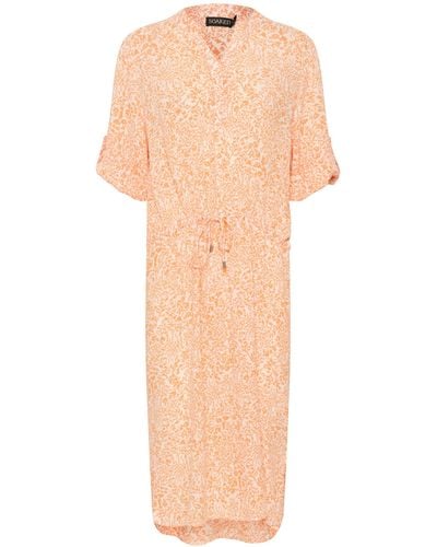 Soaked In Luxury Jerseykleid SL Zaya Dress - Orange