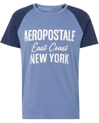 Aéropostale T-Shirt EAST COAST (1-tlg) - Blau