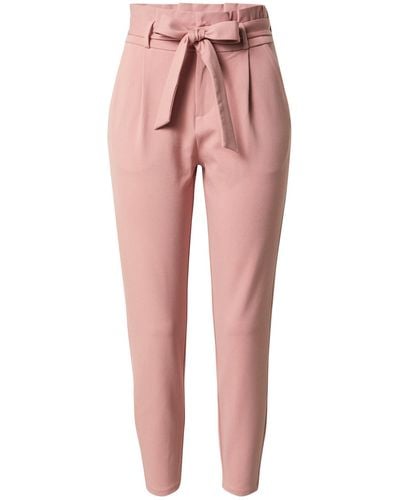 Vero Moda Bundfaltenhose (1-tlg) Falten - Pink