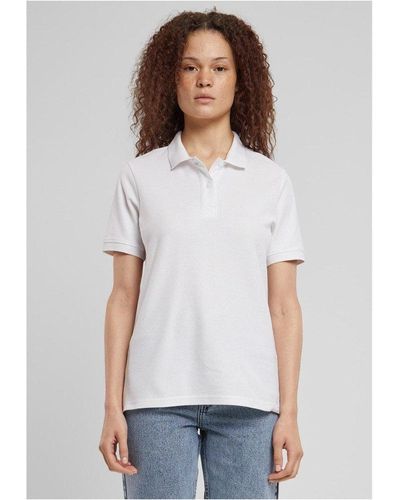 Urban Classics Poloshirt Ladies Polo Shirt - Weiß