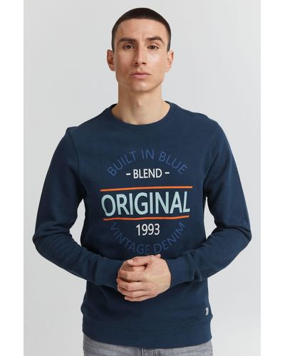 Blend Sweatshirt BHSWEATSHIRT - Blau