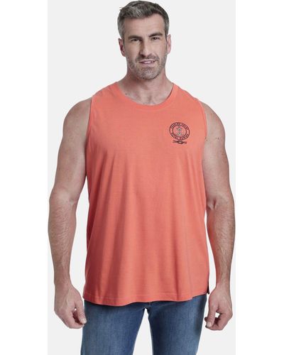 Charles Colby Muskelshirt EARL FIACHRA im bequemen Comfort Fit - Orange