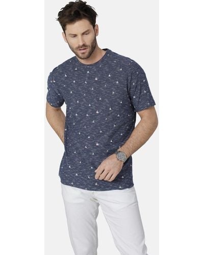 Babista T-Shirt TOSCARETTA mit dezentem Streifenmuster - Blau