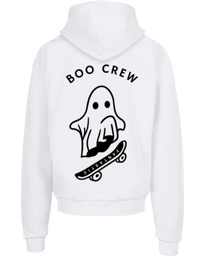 F4NT4STIC T-Shirt Boo Crew Halloween Print in Weiß für Herren | Lyst DE
