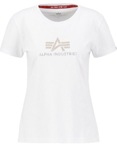 Alpha Industries Shirt Women - Weiß