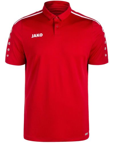 JAKÒ Polo Striker 2.0 Poloshirt - Rot