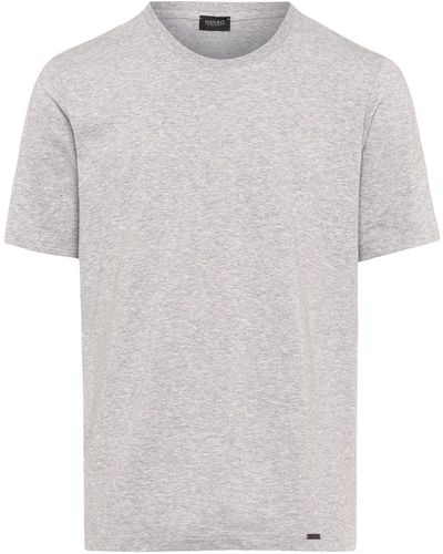 Hanro T-Shirt Living Shirts (1-tlg) - Grau