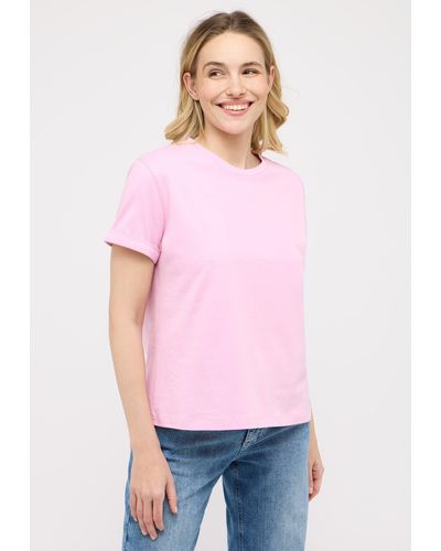 ANGELS Rundhalsshirt T-Shirt Icon Stick - Pink