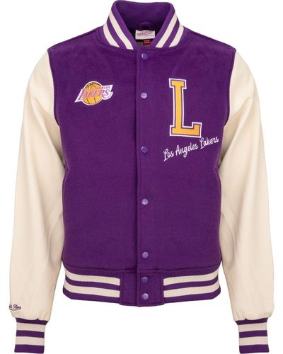 Mitchell & Ness Collegejacke Legacy Varsity College Los Angeles Lakers - Lila