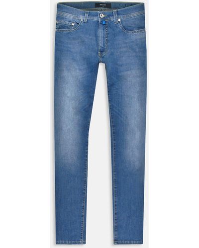 Pierre Cardin 5-Pocket- Jeans Organic Cotton Futureflex Lyon Tapered Fit - Blau