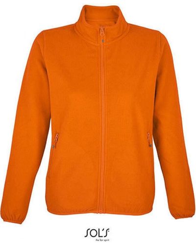 Sol's Fleecejacke Women ́s Factor Zipped Fleece Jacke - Orange