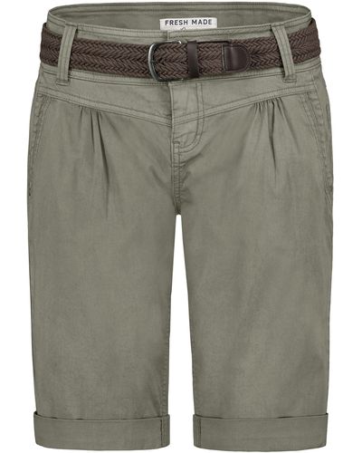 Sublevel Shorts Bermudas kurze Hose Baumwolle Jeans Sommer Chino Stoff - Grau