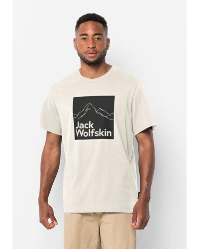 Jack Wolfskin Shirt BRAND T M - Weiß