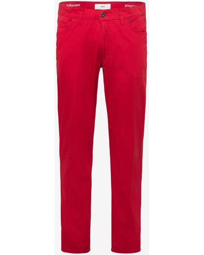 Brax 5-Pocket-Jeans - Rot