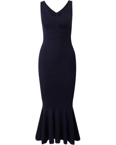 Wal-G Sommerkleid (1-tlg) Volant - Blau