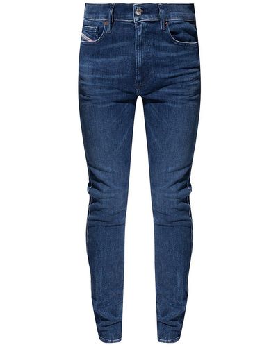 DIESEL Fit-Jeans High Waist Super Skinny - Blau