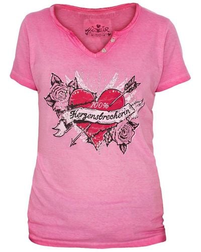 Hangowear Trachtenshirt T-Shirt ANNI pink