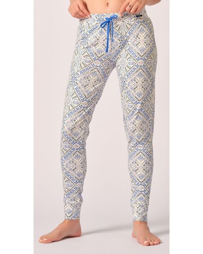 SKINY Pyjamahose (1-tlg) Modisches Design - Weiß