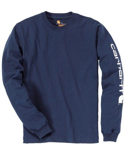 Carhartt Langarmshirt Long Sleeve T-Shirt - Blau