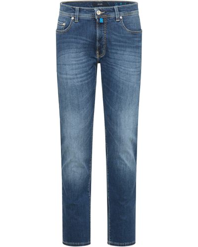 Pierre Cardin 5-Pocket-Jeans FUTUREFLEX LYON vintage used denim 3451 8820.02 - Blau