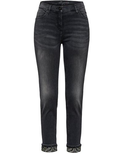 Toni Regular-fit-Jeans Perfect Shape Turn Up - Schwarz