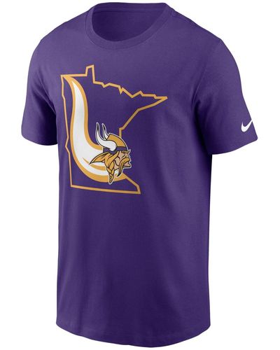 Nike Print-Shirt NFL Essential CITY Minnesota Vikings - Lila