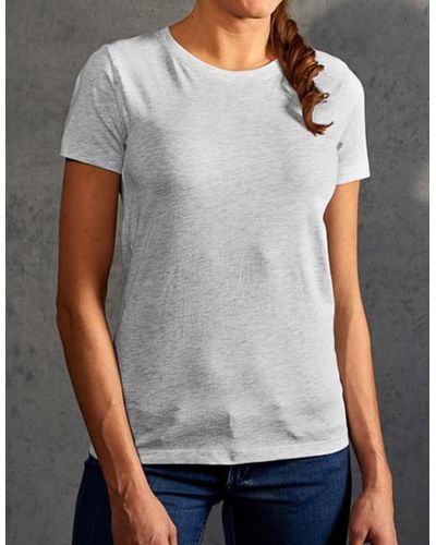Promodoro Rundhalsshirt Women ́s Premium T-Shirt - Grau