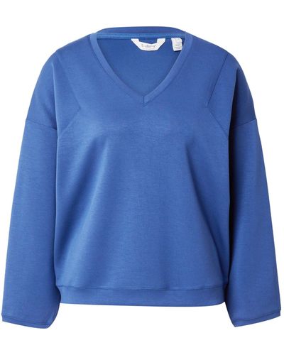 B.Young Sweatshirt PUSTI (1-tlg) Plain/ohne Details - Blau