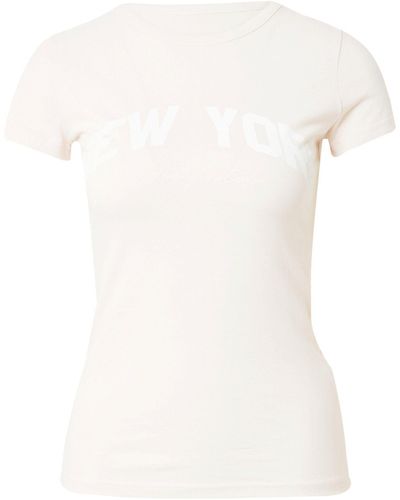 Aéropostale T-Shirt NEW YORK (1-tlg) Plain/ohne Details - Weiß