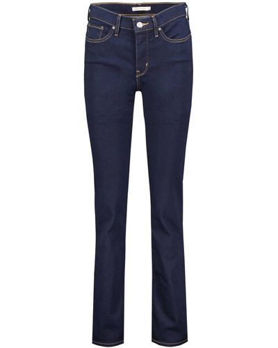 Levi's Jeans 314 SHAPING STRAIGHT DARKEST S - Blau