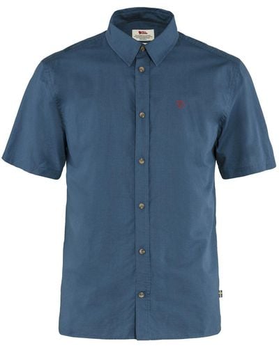 Fjallraven Outdoorhemd Hemd Övik Lite Shirt - Blau