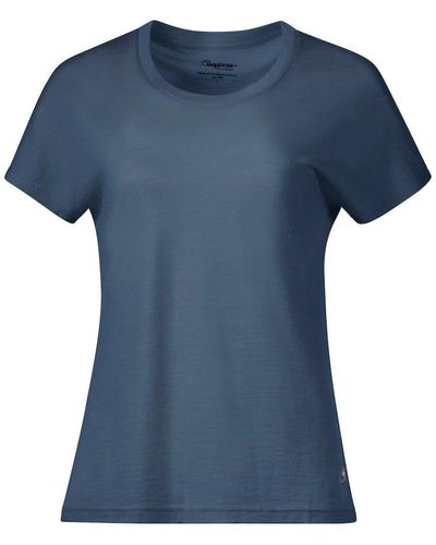 Bergans T-Shirt Urban Wool Tee - Blau