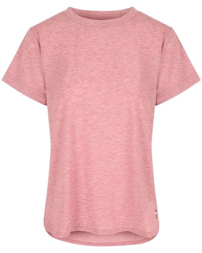 Sherpa Asha Rundhals T-Shirt - Pink