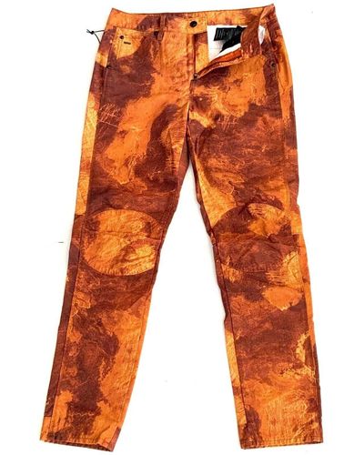 G-Star RAW Tapered-fit-Jeans G-Star Pharrel Williams Elwood X52 5622 3D Mid Boyfriend Venus Camouflage Print - Orange