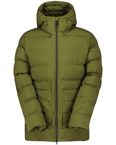 Scott M Tech Warm Coat Anorak - Grün