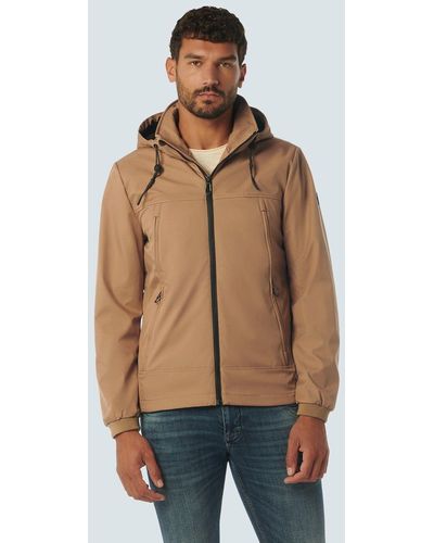No Excess Anorak Jacket Mid Long Hooded - Natur