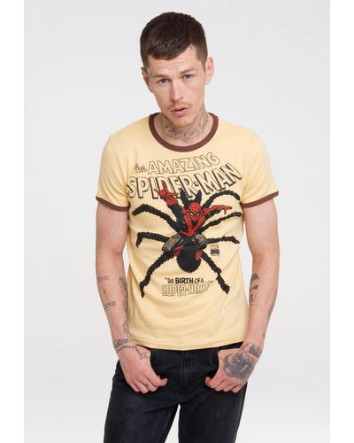 Logoshirt T-Shirt Spider-Man mit detailliertem Print - Weiß