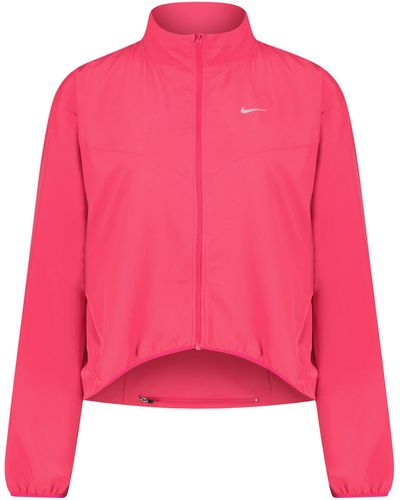 Nike Laufjacke DRI-FIT SWOOSH HBR JKT - Pink