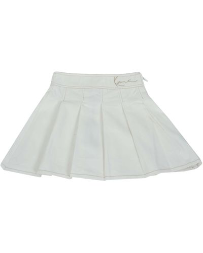 Karlkani Minirock Twill Tennis Skirt - Weiß