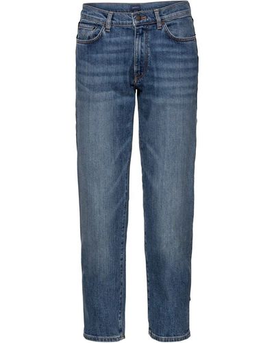 GANT 5-Pocket- Slim Fit Jeans Hayes - Blau