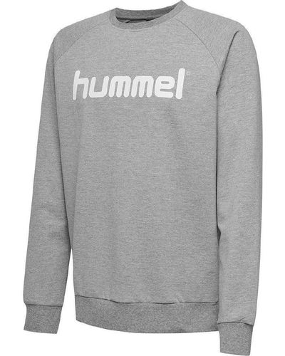 Hummel Go Cotton Logo Sweatshirt - Grau