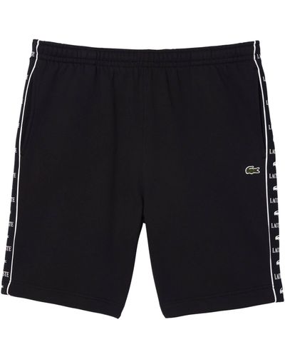 Lacoste Bermudas Jogging-Shorts Regular Fit (1-tlg) - Schwarz
