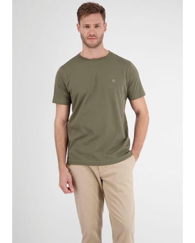 Lerros T-Shirt im Basic-Look - Grün
